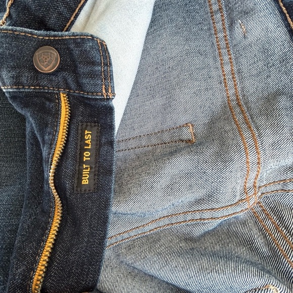 Ariat Men's Straight Leg Blue Jeans - Picture 8 of 16